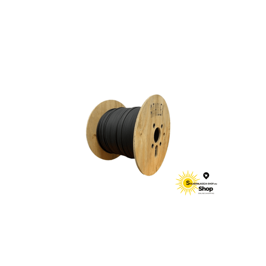 Athilex 6.0 mm² H1Z2Z2-K Solar Cable Black 500 m - Premium Elektro from Athilex - Just €609.20! Shop now at Solaranlage24 Shop